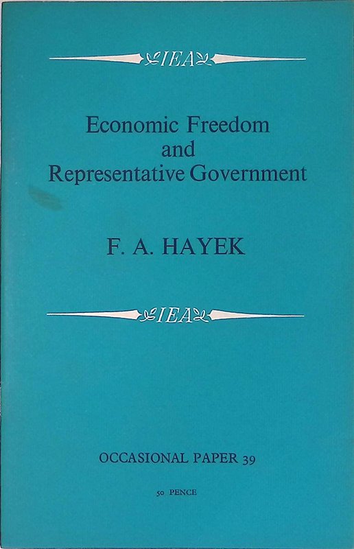 Economic Freedom and Representative Government