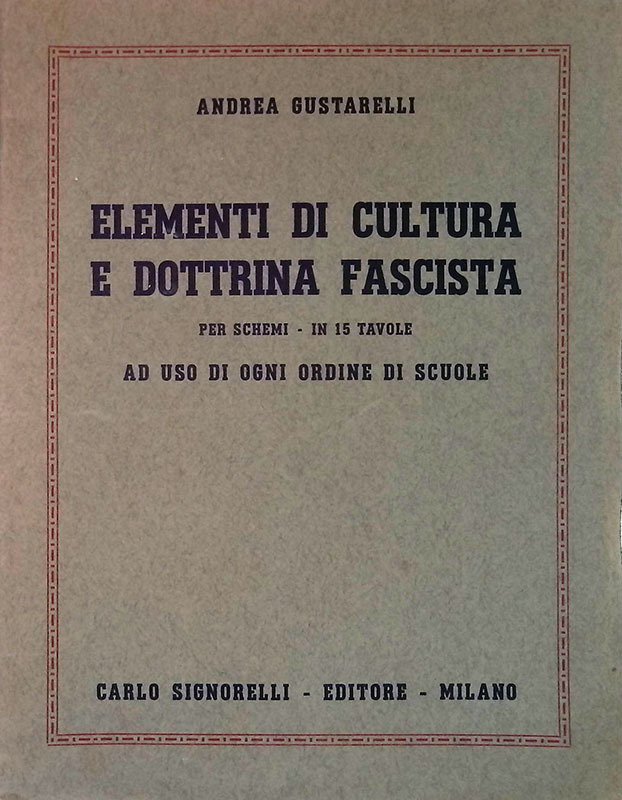 Elementi di cultura e dottrina fascista | Immagine principale