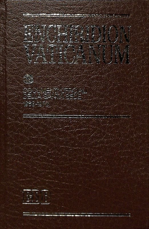 Enchiridion Vaticanum. Vol. 3. Documenti ufficiali della Santa Sede. 1968-1970