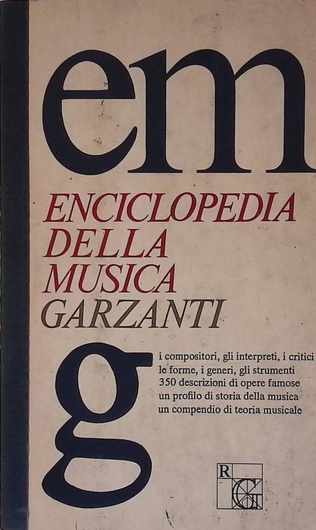 Enciclopedia della musica Garzanti