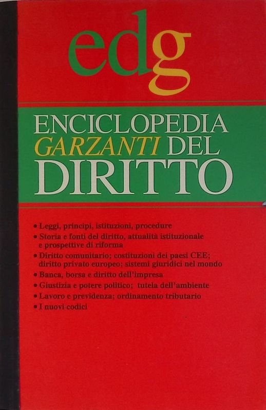 Enciclopedia Garzanti del diritto