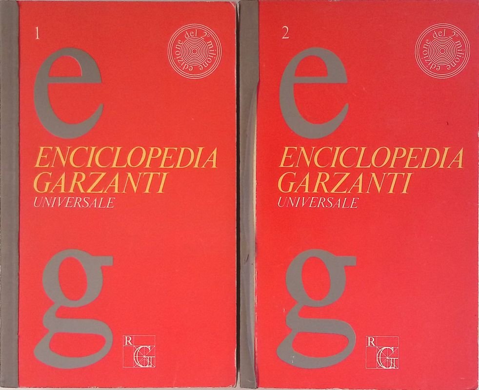 Enciclopedia Garzanti Universale. 2 Volumi