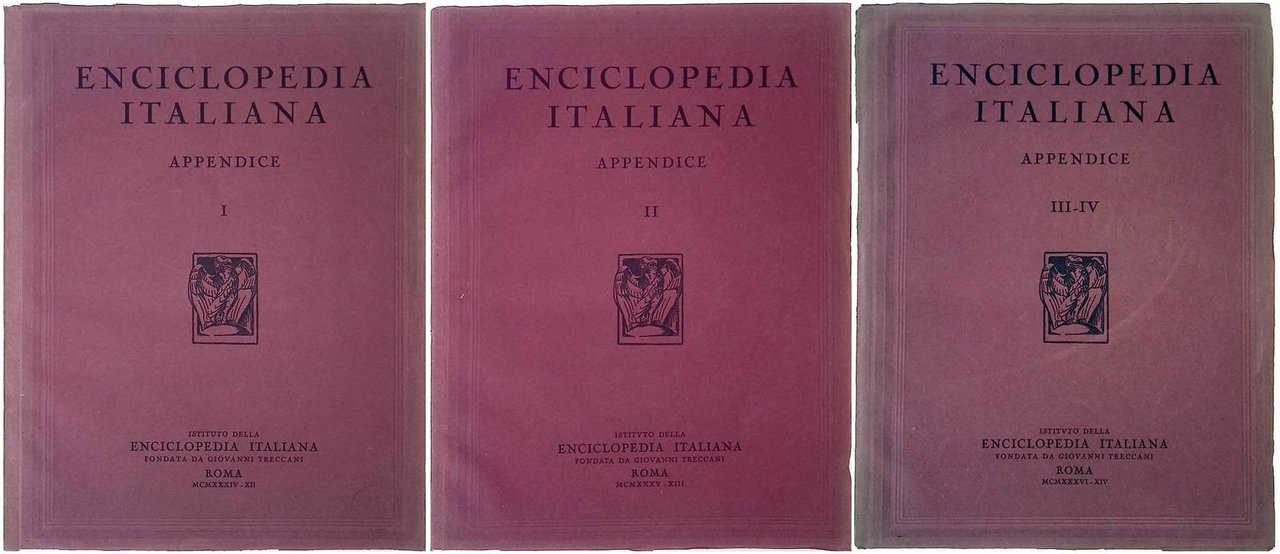 Enciclopedia Italiana. Appendice I-II-III-IV | Immagine principale