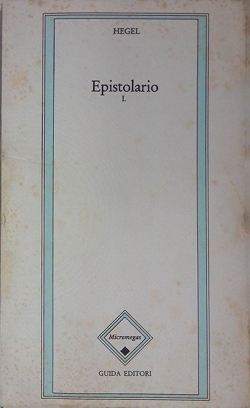 Epistolario. Vol I. 1785-1808