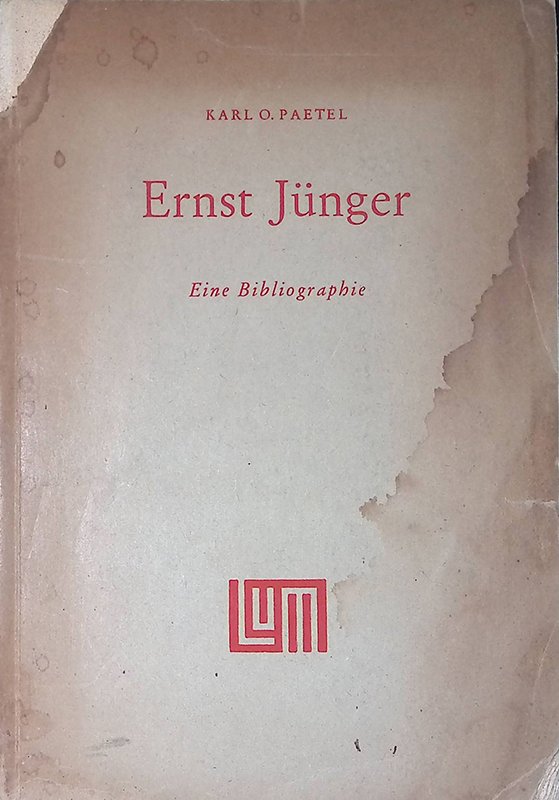 Ernst Junger. Eine Bibliographie