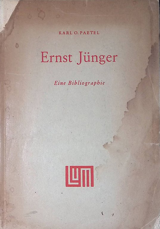 Ernst Junger. Eine Bibliographie