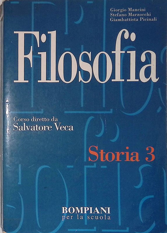 Filosofia. Storia vol.3