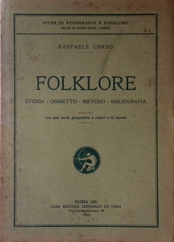 Folklore. Storia. Obbietto. Metodo. Bibliografia | Immagine principale