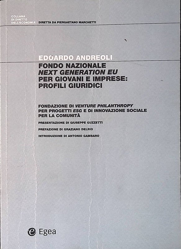 Fondo nazionale Next Generation EU per giovani e imprese. Profili …