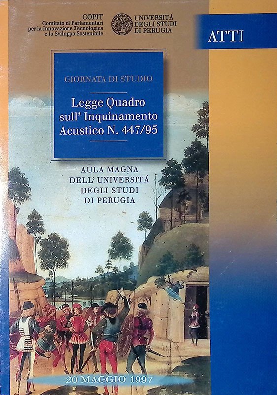 Giornata di Studio. Legge Quadro sull'Inquinamento Acustico n.447/95 | Immagine principale