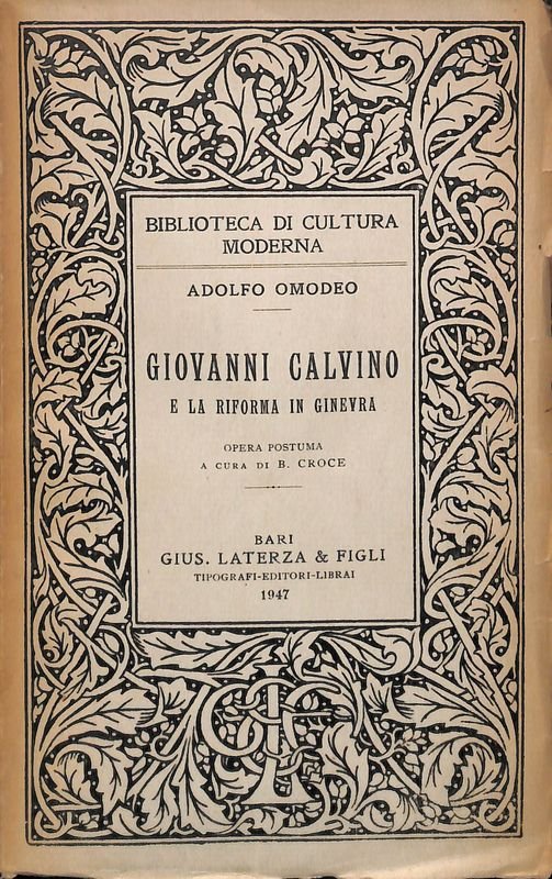 Giovanni Calvino e la Riforma in Ginevra