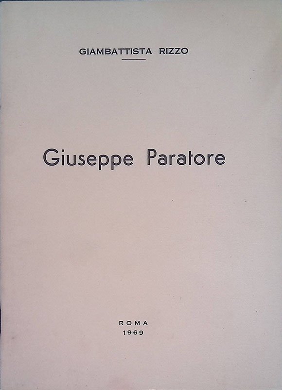 Giuseppe Paratore | Immagine principale
