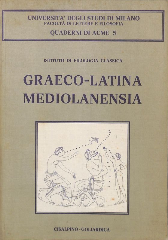 Graeco-latina Mediolanensia | Immagine principale