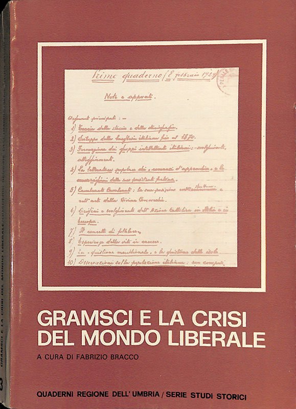 Gramsci e la crisi del mondo liberale. Atti del Seminario … | Immagine principale