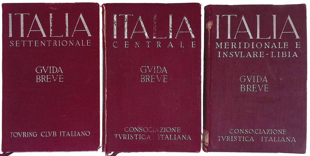 Guida breve d'Italia. TRE VOLUMI