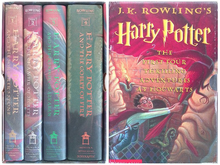 Harry Potter. The First Four Thrilling Adventures at Hogwarts. 4 VOLUMI