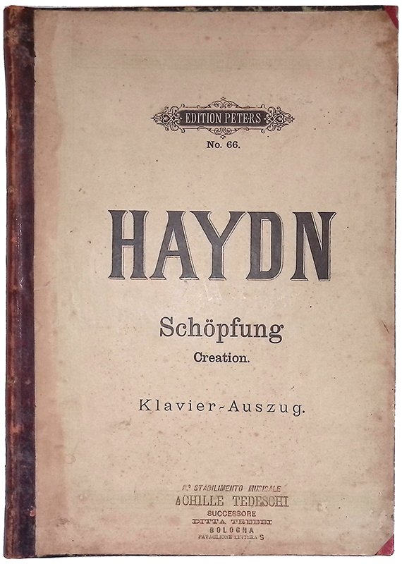 Haydn. Schopfung creation | Immagine principale