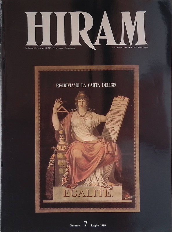 Hiram. N.7 luglio 1989 | Immagine principale