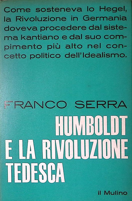 Humboldt e la rivoluzione tedesca