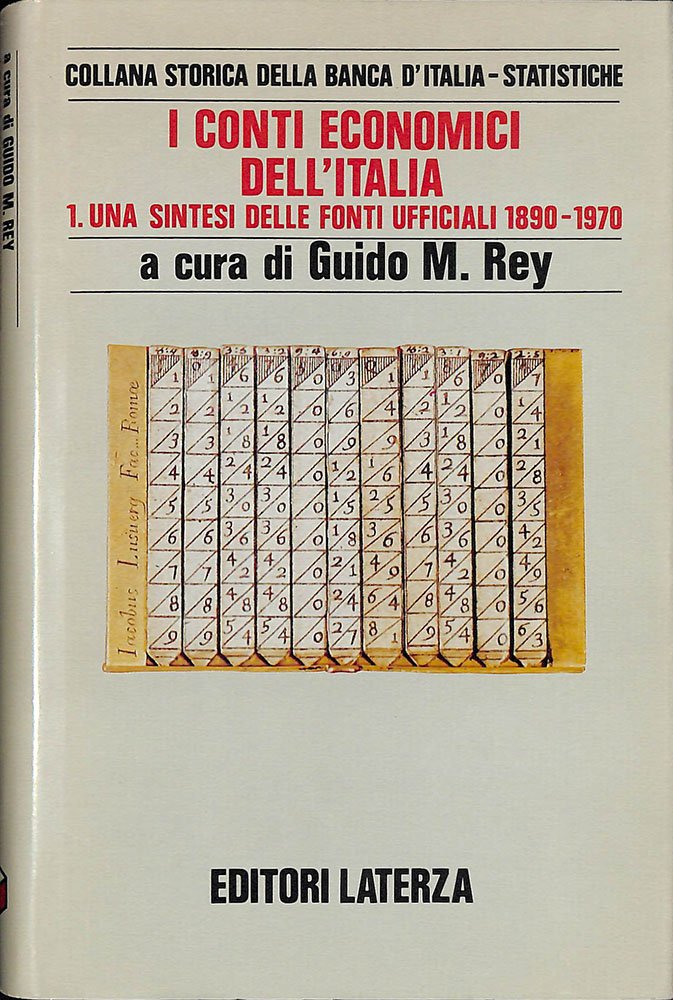 I conti economici dell'Italia. Vol.1. Una sintesi delle fonti ufficiali … | Immagine principale