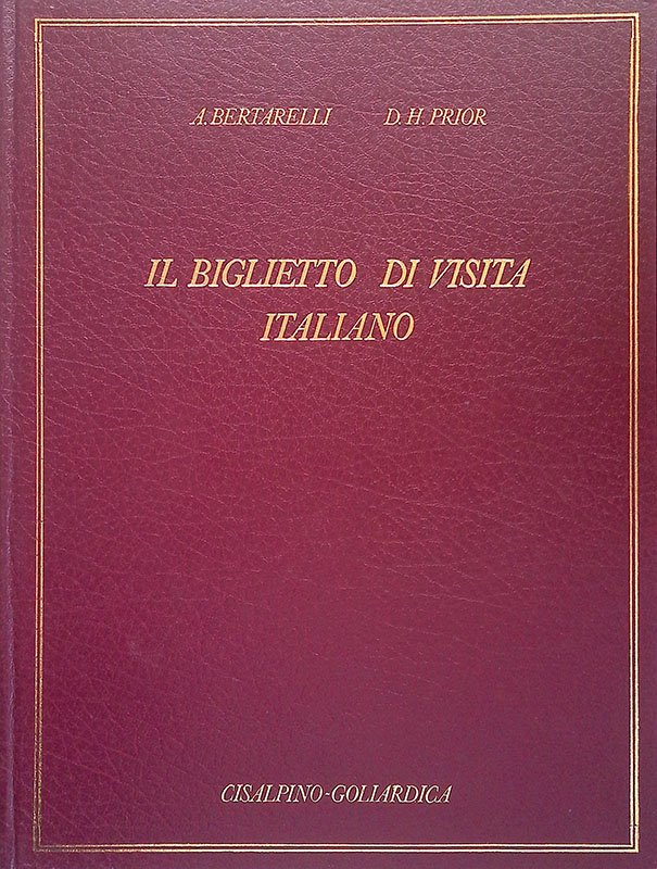 Il biglietto di visita italiano. Contributo alla storia del costume … | Immagine principale