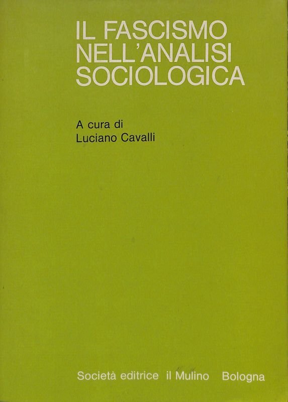 Il fascismo nell'analisi sociologica