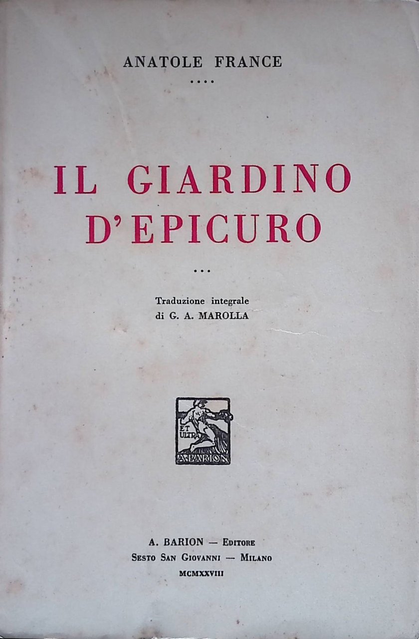 Il giardino d'Epicuro