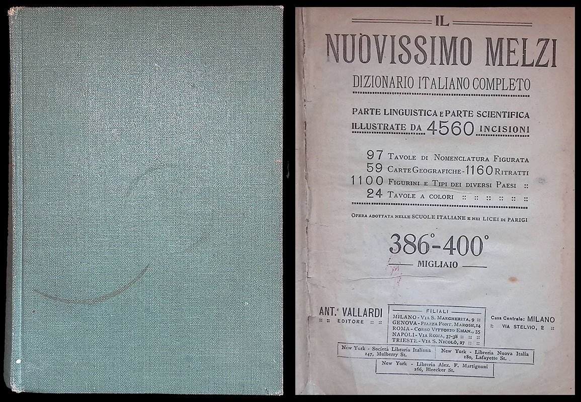 Il nuovissimo Melzi. Parte linguistica e parte scientifica