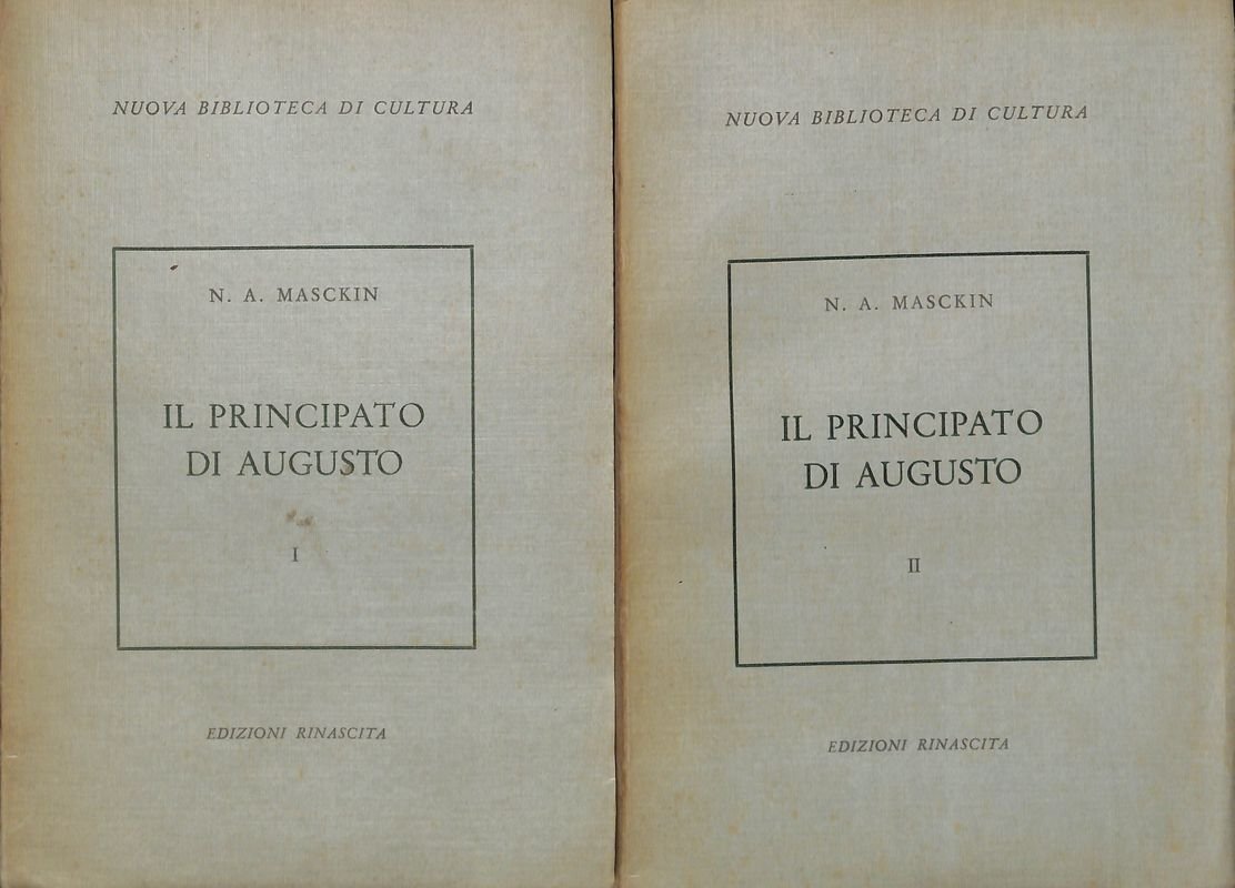 Il principato di Augusto. I - II