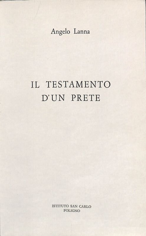 Il testamento d'un prete | Immagine principale