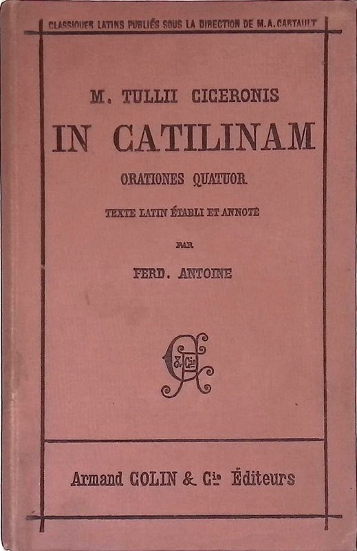 In catilinam. Orationes quatuor | Immagine principale