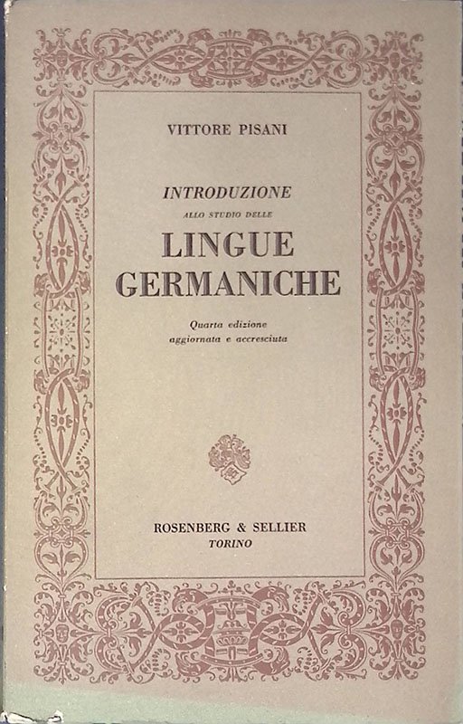 Introduzione allo studio delle Lingue germaniche