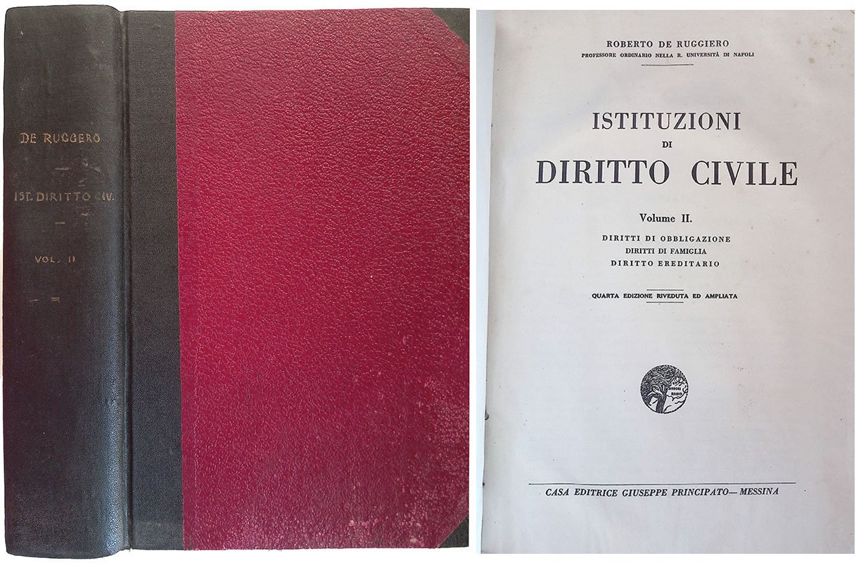 Istituzioni di Diritto Civile. Volume II - Diritti di obbligazione … | Immagine principale