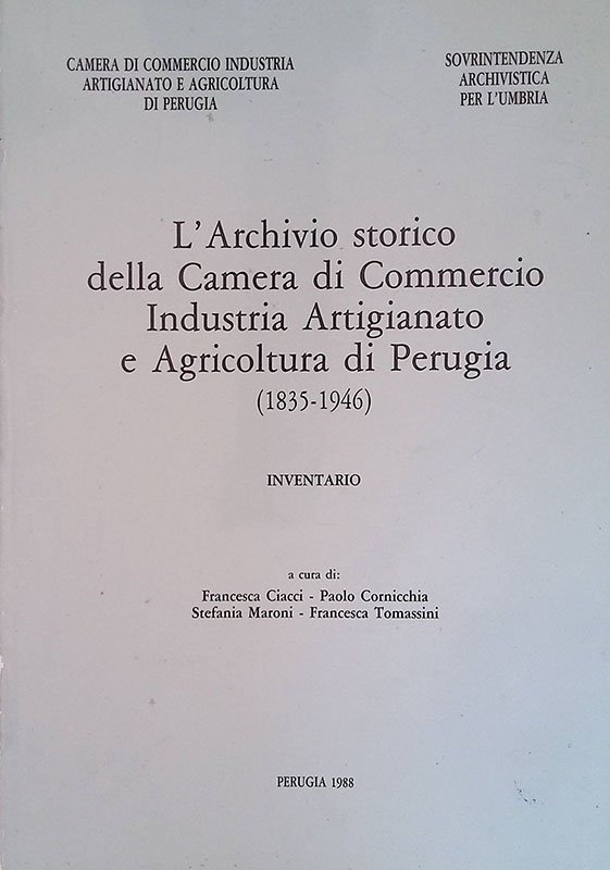 L'Archivio storico della Camera di Commercio Industria Artigianato e Agricoltura … | Immagine principale