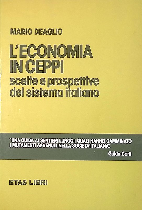 L'economia in ceppi. Scelte e prospettive del sistema italiano