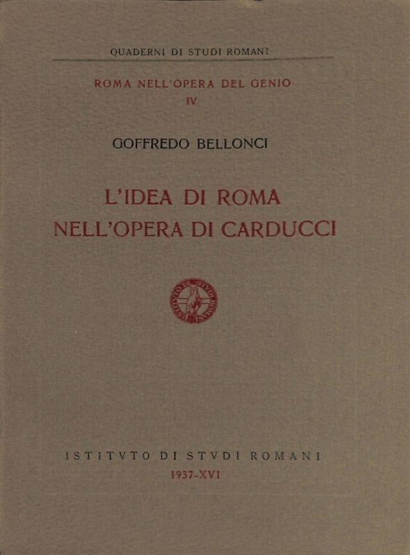 L'idea di Roma nell'opera di Carducci