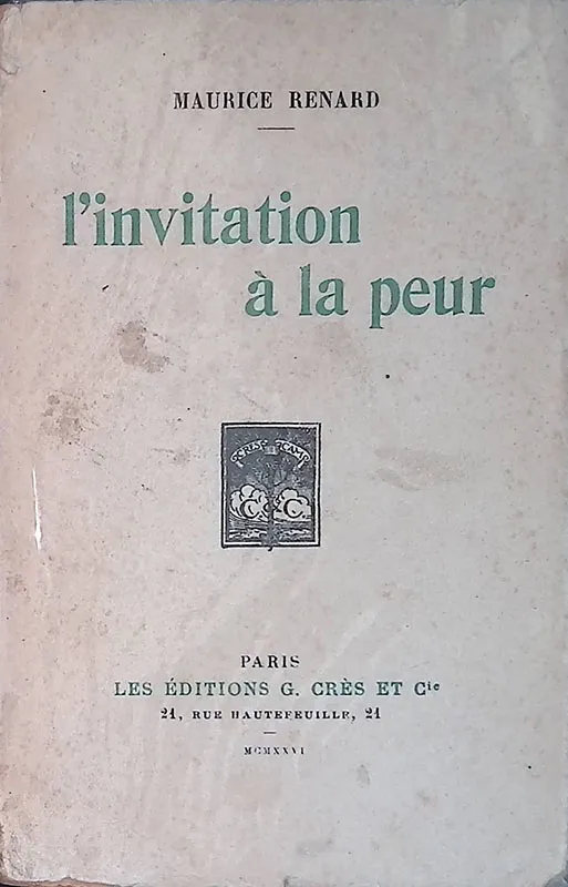 L'invitation à la peur | Immagine principale