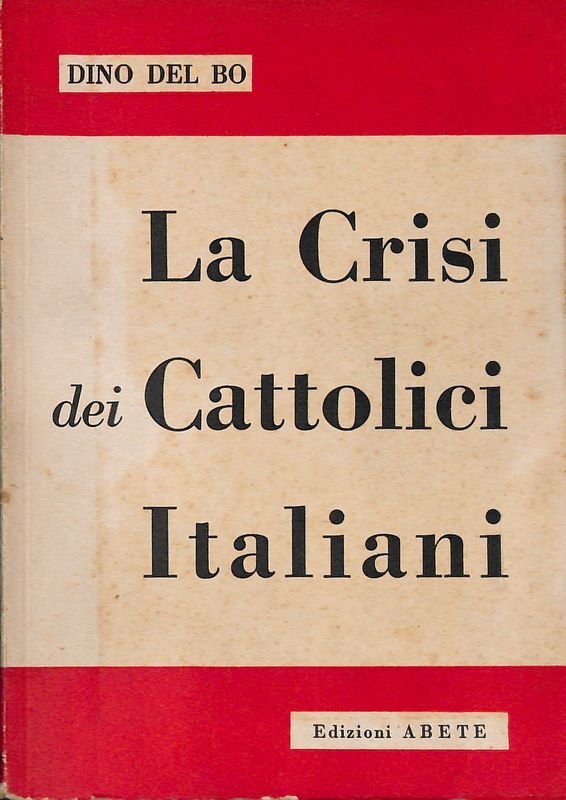 La crisi dei cattolici italiani