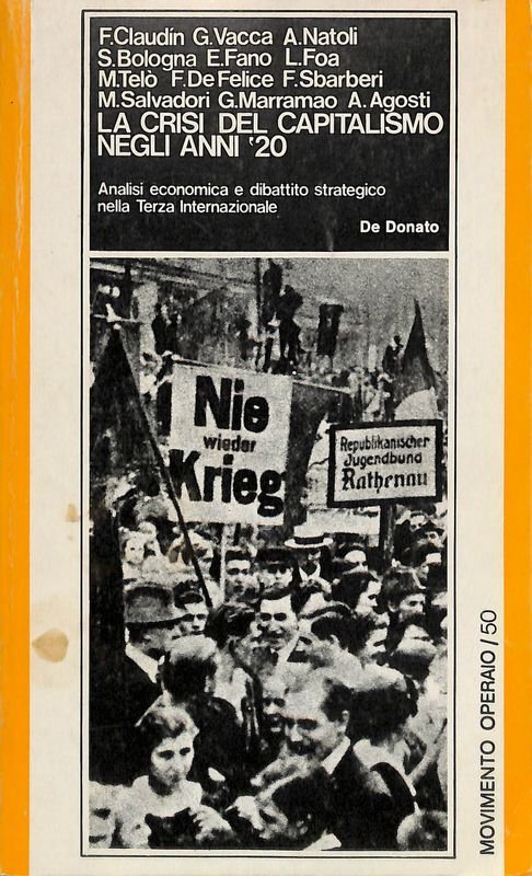 La crisi del capitalismo negli anni '20. Analisi economica e …