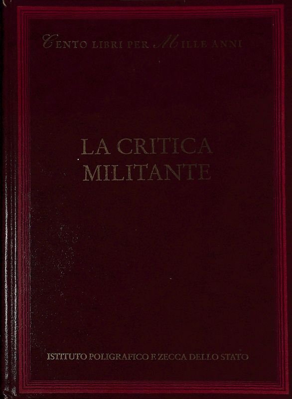 La critica militante | Immagine principale