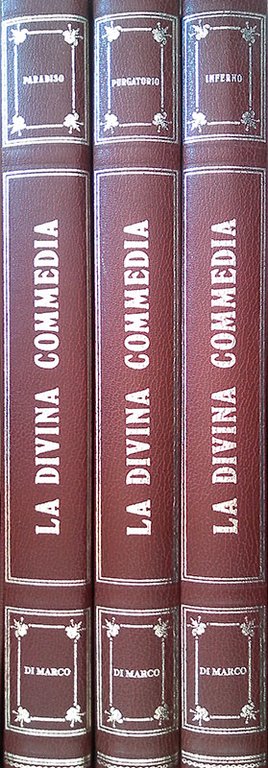 La Divina Commedia. TRE VOLUMI