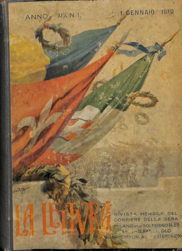 La Lettura. Rivista mensile del Corriere della Sera 1918.