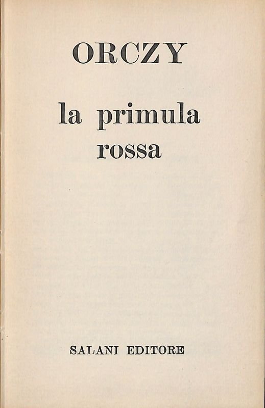 La primula rossa