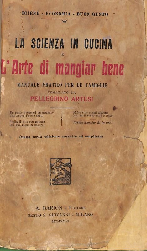La scienza in cucina e l'arte di mangiare bene. Manuale … | Immagine principale