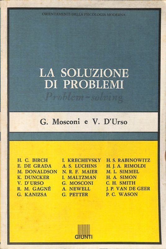 La soluzione di problemi. Problem-solving | Immagine principale