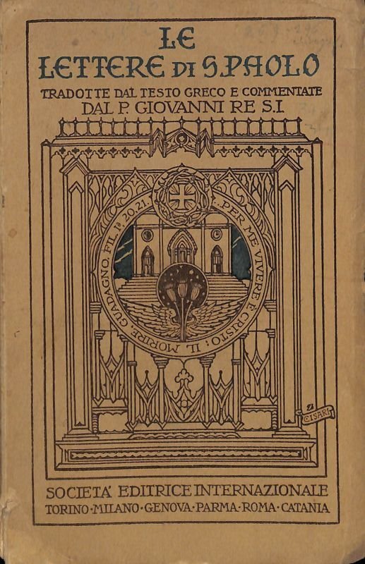 Le lettere di S. Paolo tradotte dal testo greco e … | Immagine principale