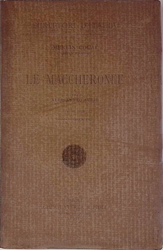 Le Maccheronee Vol. I | Immagine principale