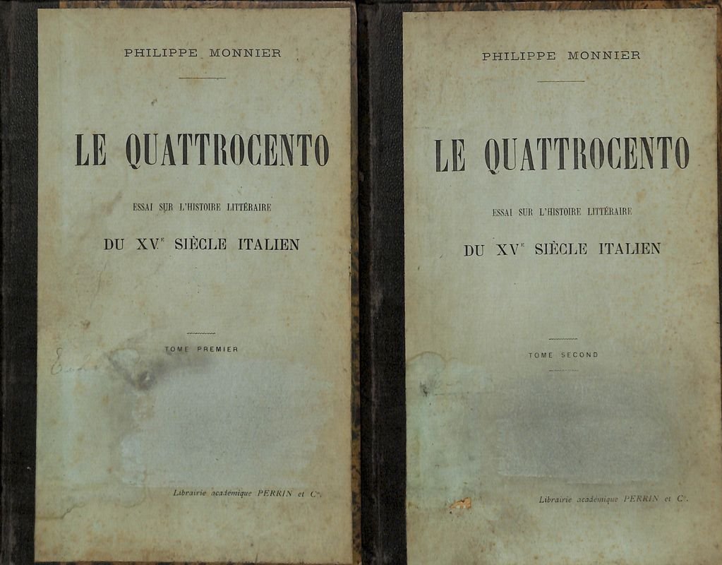 Le Quattrocento. Essai sur l'Histoire Litteraire du XV Siecle Italien. … | Immagine principale