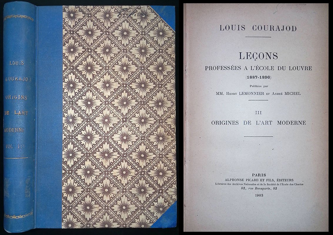 Lecons professées a l'ècole du Louvre 1887-1896. Vol. III - …