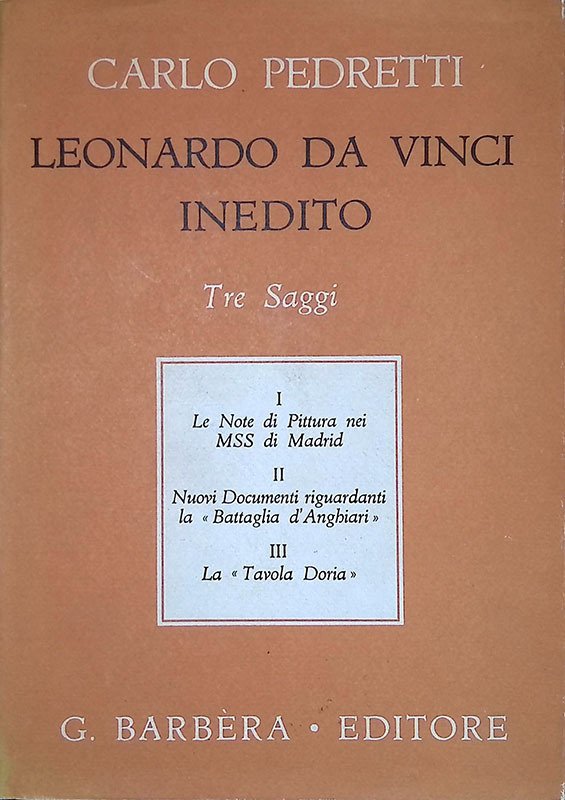 Leonardo Da Vinci inedito. Tre saggi | Immagine principale